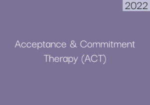 Susan Ockrant completed Acceptance & Commitment Therapy (ACT) in 2022