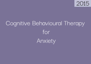 Susan Ockrant completed Cognitive Behavioural Therapy for Anxiety in 2015